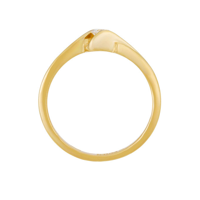 Кольцо из золота 750 пробы c бриллиантом, Л 3507 2691 за 55000