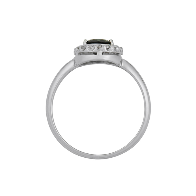 Кольцо из золота 585 пробы c сапфиром и бриллиантами, Л 3911 1001 за 80500