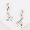 Серьги из золота 585 пробы c фианитами