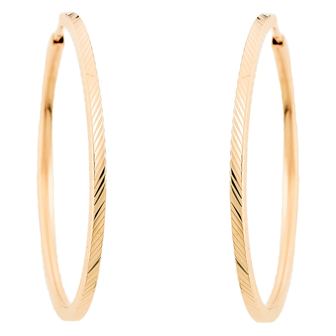 Серьги из красного золота 585 пробы