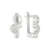 Серьги из золота 585 пробы с бриллиантами