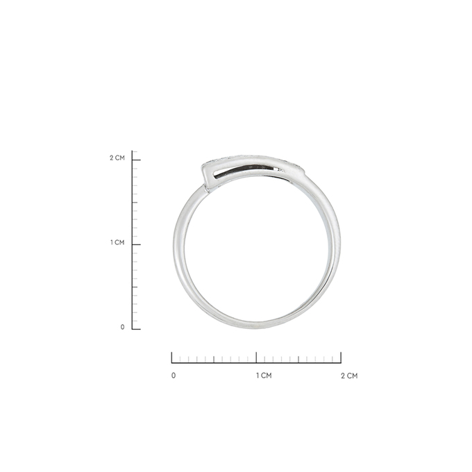 Кольцо из золота 585 пробы c 14 бриллиантами, Л 3706 2412 за 36720