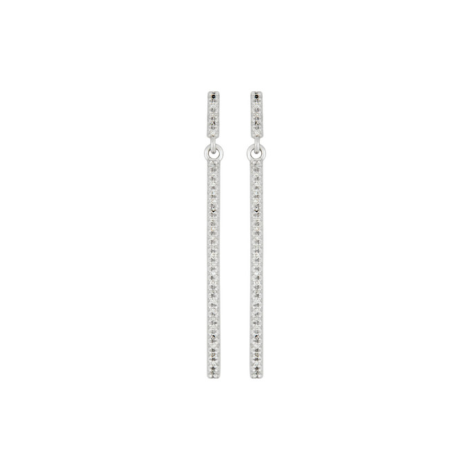 Серьги из золота 585 пробы с бриллиантами
