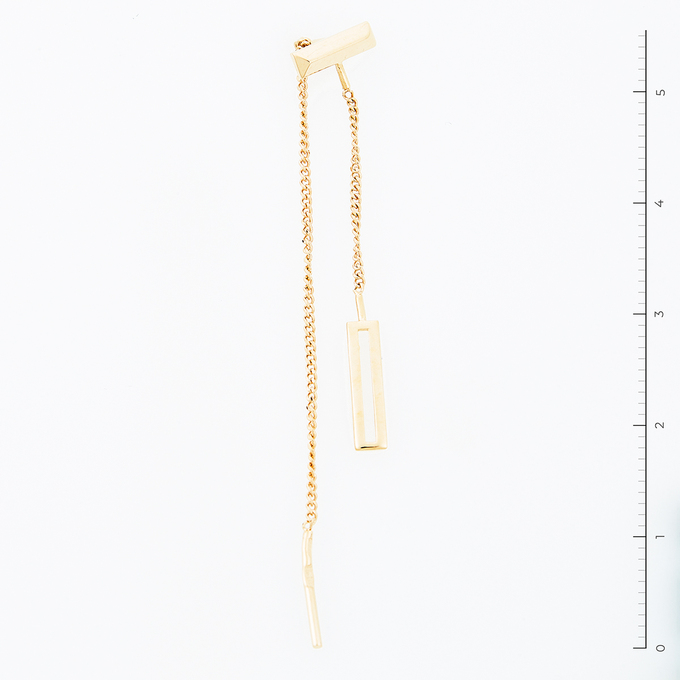 Серьги из красного золота 585 пробы