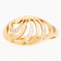 Кольцо из комбинированного золота 585 пробы c фианитами Л45066271 фото 2