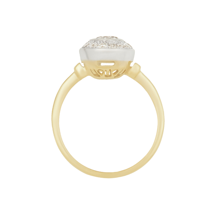 Кольцо из золота 750 пробы c бриллиантами, Л 2811 9350 за 133200