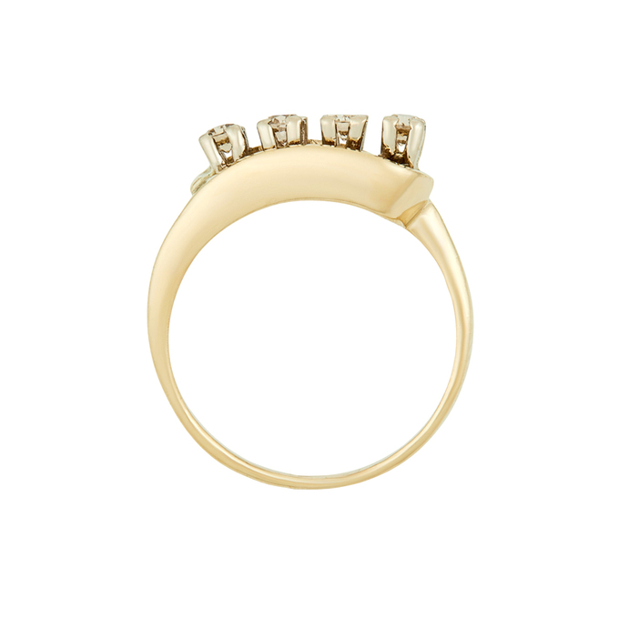 Кольцо из золота 585 пробы c бриллиантами, Л 3507 1068 за 32130