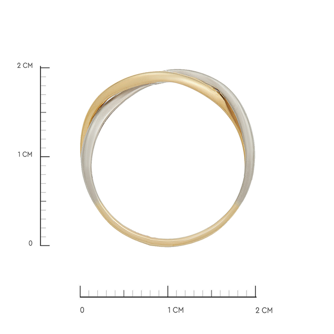 Кольцо из золота 585 пробы c бриллиантом, Л 3606 5432 за 30560