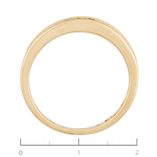 Кольцо из желтого золота 585 пробы c 12 бриллиантами, Л12081215 за 16740