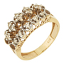 Кольцо из комбинированного золота 585 пробы c 15 бриллиантами Л57030983 фото 1