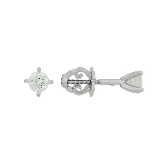 Серьги из золота 585 пробы с бриллиантами, Л 2812 4029 за 80800