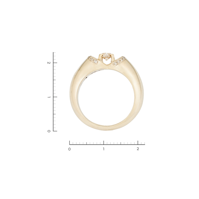 Кольцо из золота 585 пробы c 24 бриллиантами, Л 7502 0953 за 125520