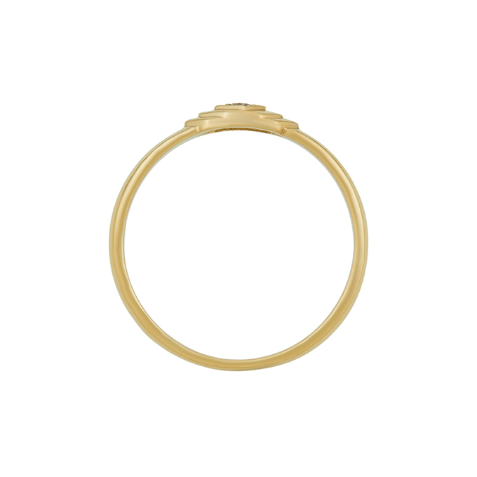 Кольцо из золота 750 пробы c бриллиантом, Л 3606 5809 за 33520