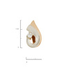 Подвеска из золота 585 пробы с бриллиантом