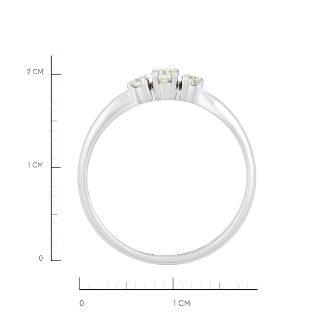 Кольцо из золота 585 пробы c бриллиантами, Л 1116 4721 за 32830