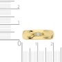 Кольцо из желтого золота 750 пробы c 1 бриллиантом 099242 фото 3