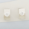 Серьги из золота 585 пробы c фианитами