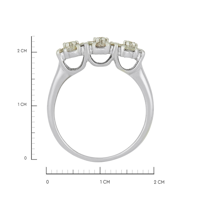 Кольцо из золота 585 пробы c бриллиантами, Л 3706 6182 за 53105
