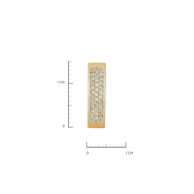 Подвеска из золота 585 пробы c бриллиантами, Л 4710 7997 за 12400