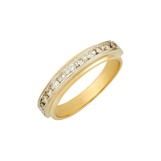 Кольцо из золота 750 пробы c бриллиантами, Л 2812 0793 за 77200