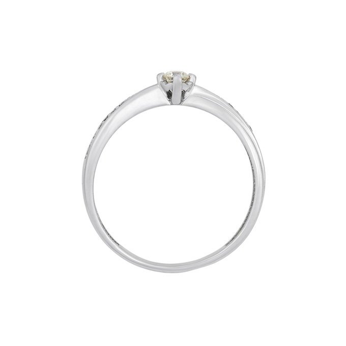 Кольцо из золота 585 пробы c бриллиантами, Л 2212 8051 за 22320