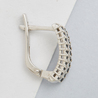 Серьги из золота 585 пробы c фианитами
