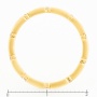 Кольцо из желтого золота 750 пробы c 10 бриллиантами Л18101626 фото 4