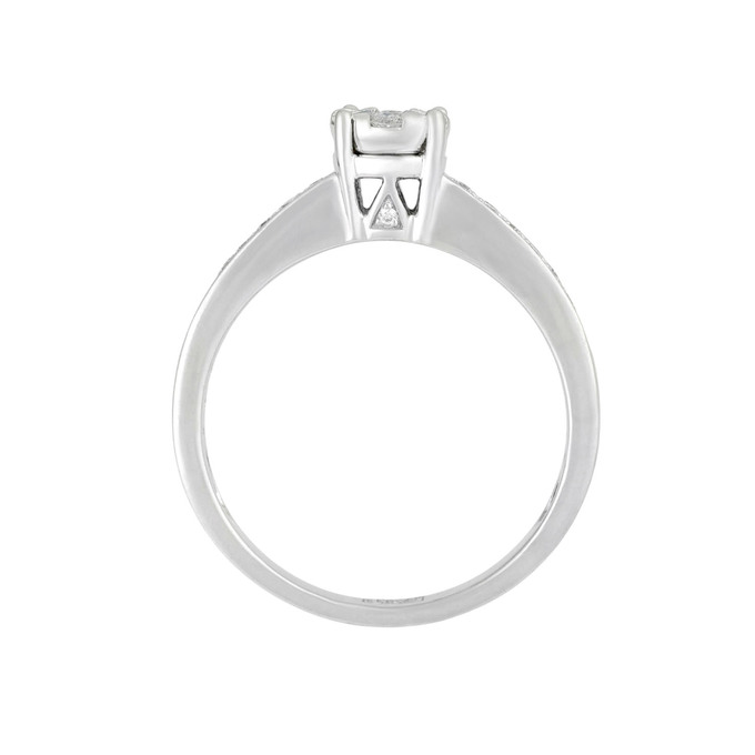 Кольцо из золота 585 пробы с бриллиантами, Л 4107 9545 за 56400