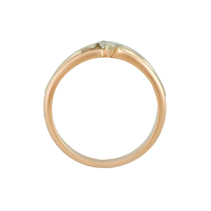 Кольцо из золота 585 пробы c бриллиантом, Л 3309 7597 за 55120