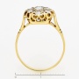 Кольцо из комбинированного золота 750 пробы c 7 бриллиантами Л16132367 фото 4