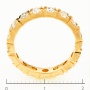 Кольцо из красного золота 585 пробы c 16 бриллиантами Л28082084 фото 4