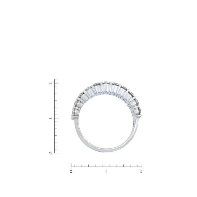 Кольцо из золота 750 пробы c 33 бриллиантами, Л 1208 2066 за 327000