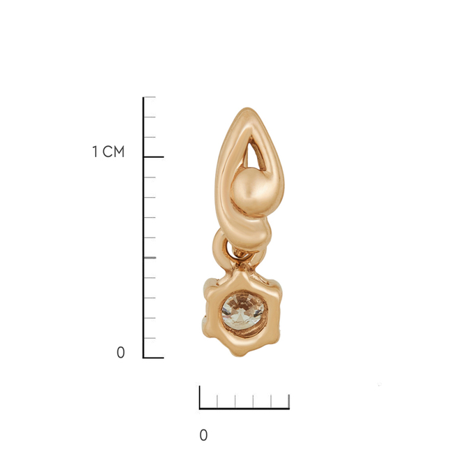 Подвеска из золота 585 пробы c бриллиантом, Л 5805 0747 за 28000
