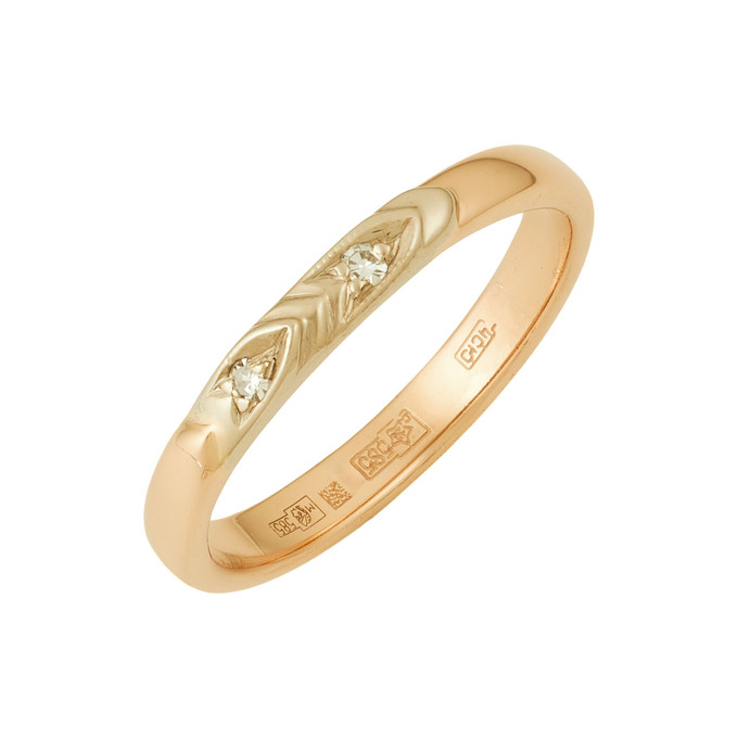 Кольцо из золота 585 пробы c бриллиантами, Л 4107 6437 за 37600