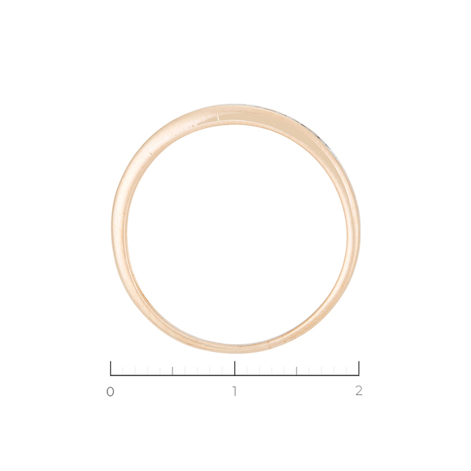 Кольцо из золота 585 пробы c 34 бриллиантами