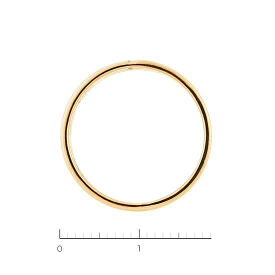 Кольцо из комбинированного золота 585 пробы c 3 бриллиантами, Л28083505 за 20340