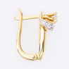 Серьги из золота 585 пробы c фианитами