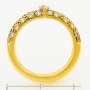 Кольцо из желтого золота 750 пробы c 31 бриллиантами Л57029199 фото 4