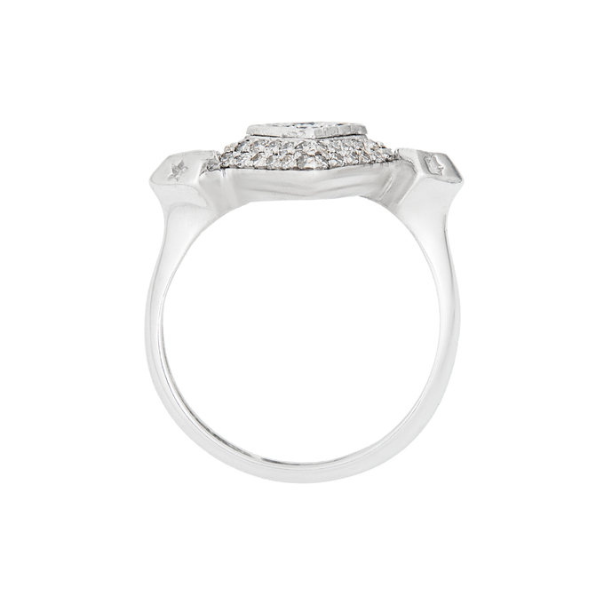 Кольцо из золота 585 пробы c бриллиантами, Л 0910 7501 за 55600