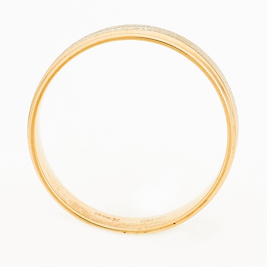Кольцо из комбинированного золота 585 пробы c 8 бриллиантами, Л41061415 за 11205