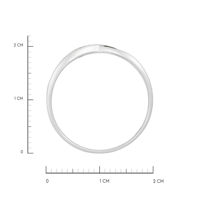Кольцо из золота 585 пробы c сапфирами и бриллиантами, Л 0615 0507 за 21520