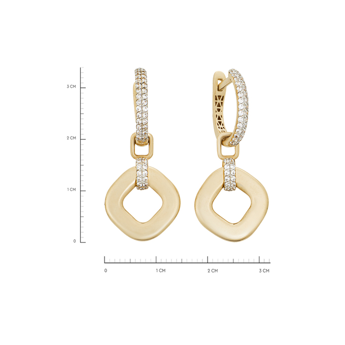 Серьги из золота 585 пробы c фианитами, К 0000 3294 за 38400