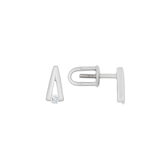 Серьги из золота 585 пробы c бриллиантами, К 0000 5192 за 35400