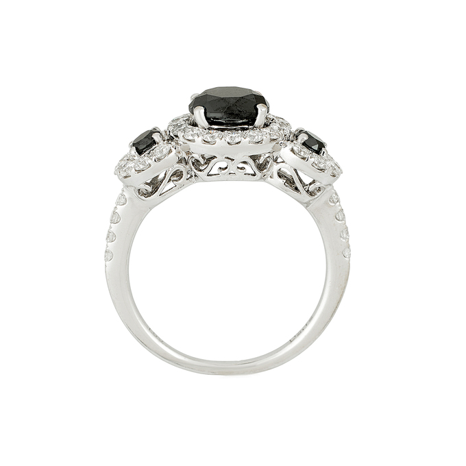 Кольцо из золота 750 пробы c бриллиантами, Л 2812 1443 за 175000