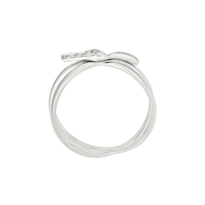 Кольцо из золота 585 пробы c бриллиантами, Л 4107 4034 за 32720