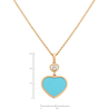 Колье Chopard Happy Hearts