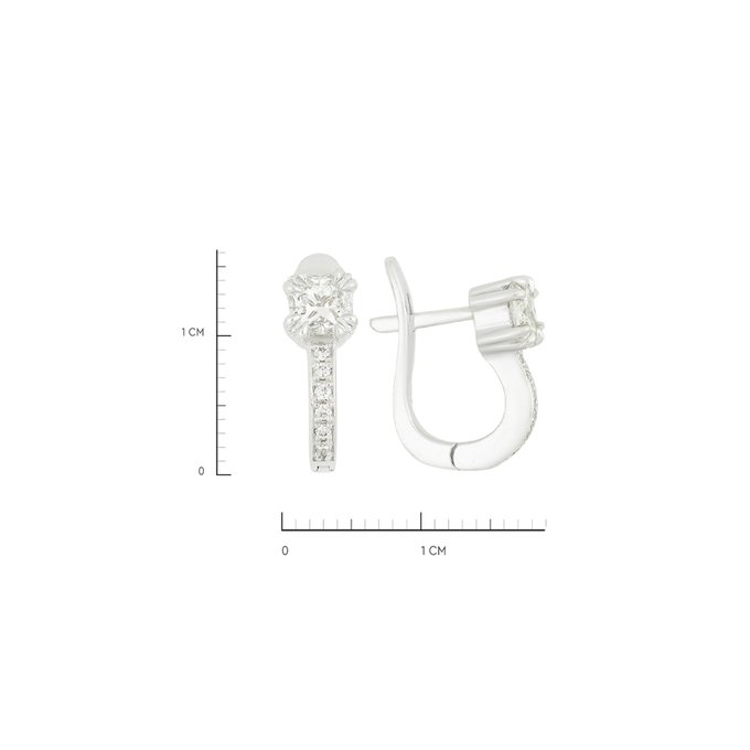 Серьги из золота 585 пробы с бриллиантами, Л 2313 6783 за 155000