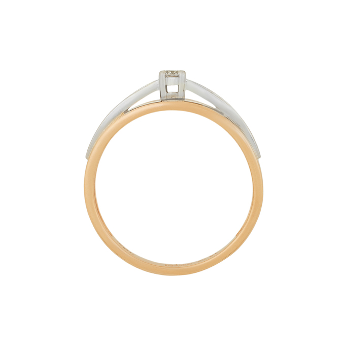 Кольцо из золота 585 пробы c бриллиантами, Л 6103 0555 за 47200