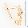 Серьги из золота 585 пробы c фианитами