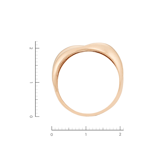 Кольцо из красного золота 585 пробы
